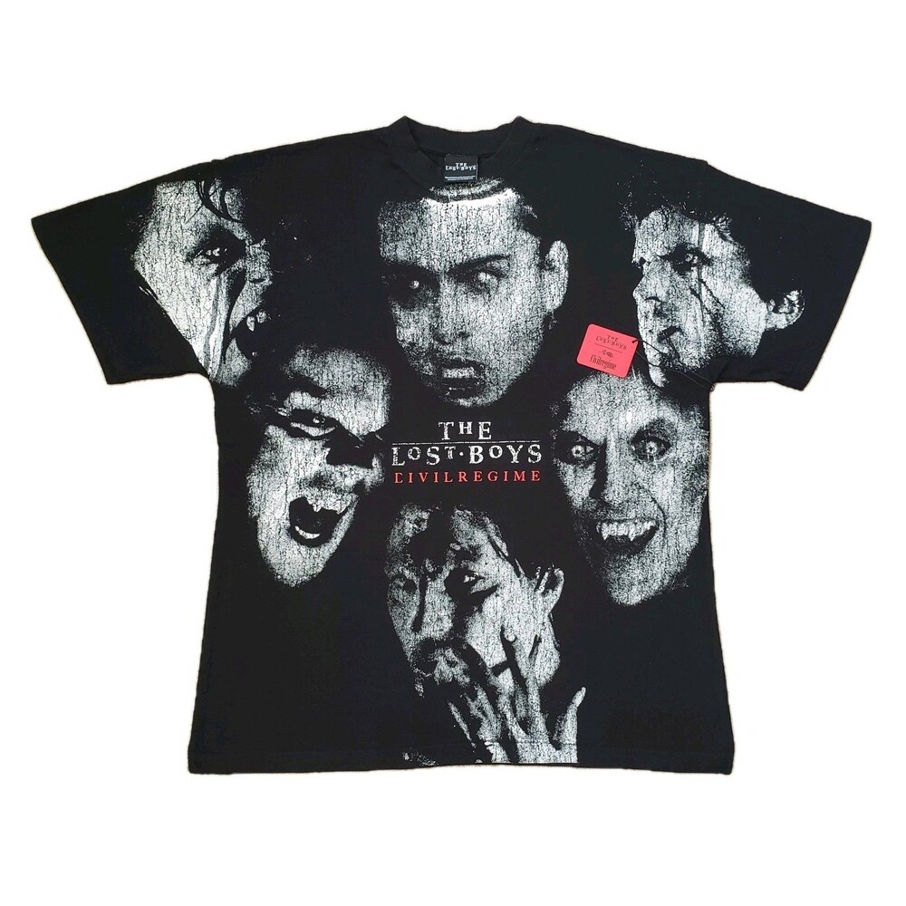 NWT Civil Regime X The Lost Boys Vampires Medium OVERSIZED Double Side T-Shirt